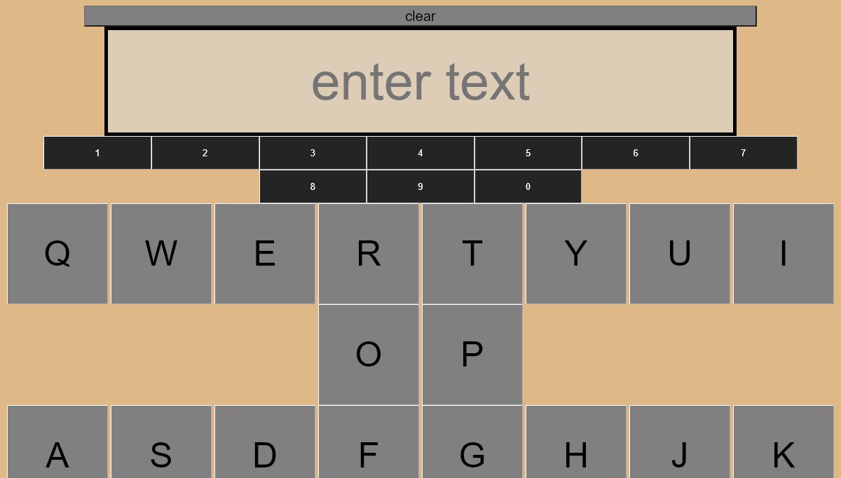 JavaScript Keyboards - keyboard