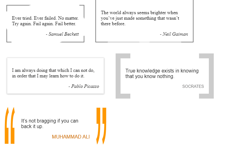 CSS Blockquotes - Blockquote Styles