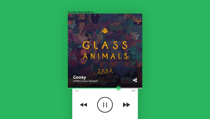 jQuery Music Players - Music Player And Social Share JQuery