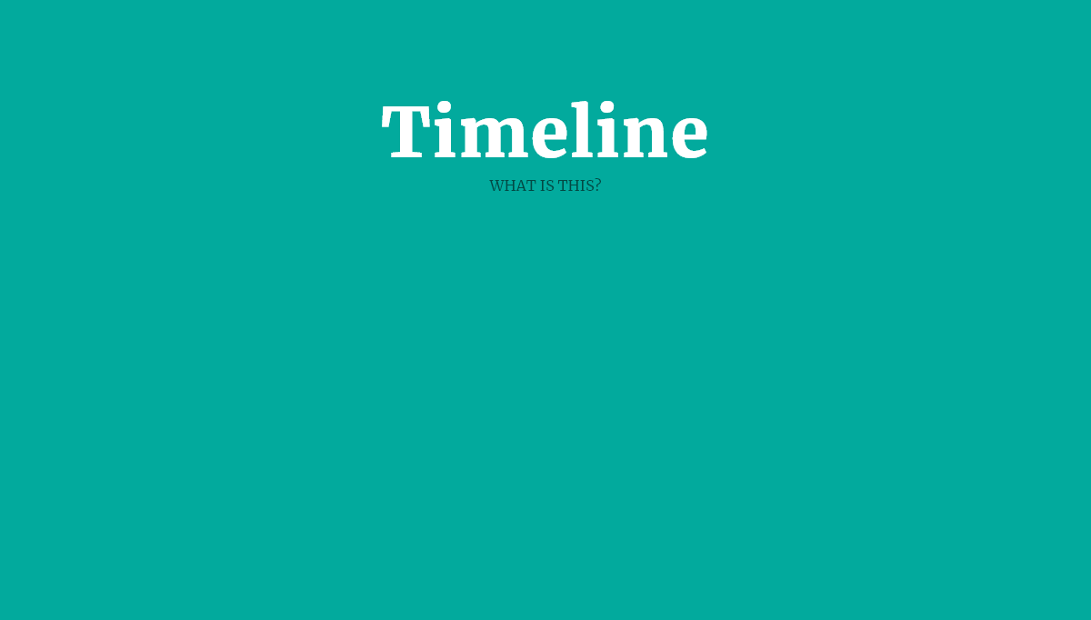 CSS Timelines - Timeline animation
