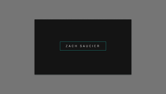 CSS Business Cards - Business card