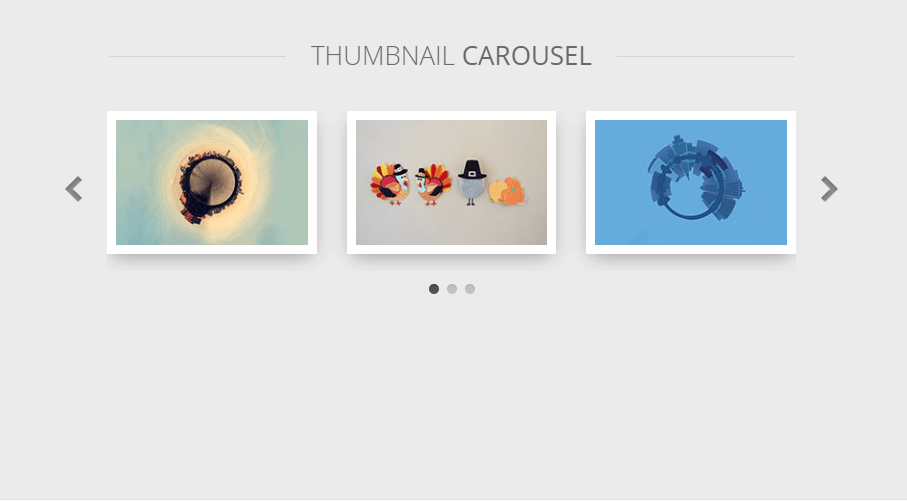 Bootstrap Carousels - Bootstrap Thumbnail Carousel