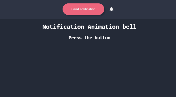JavaScript Notifications - Notification bell