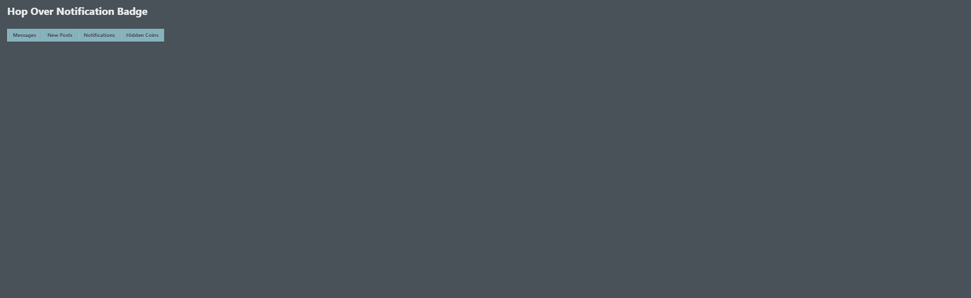 CSS Notifications - Hop Over Notification Badge