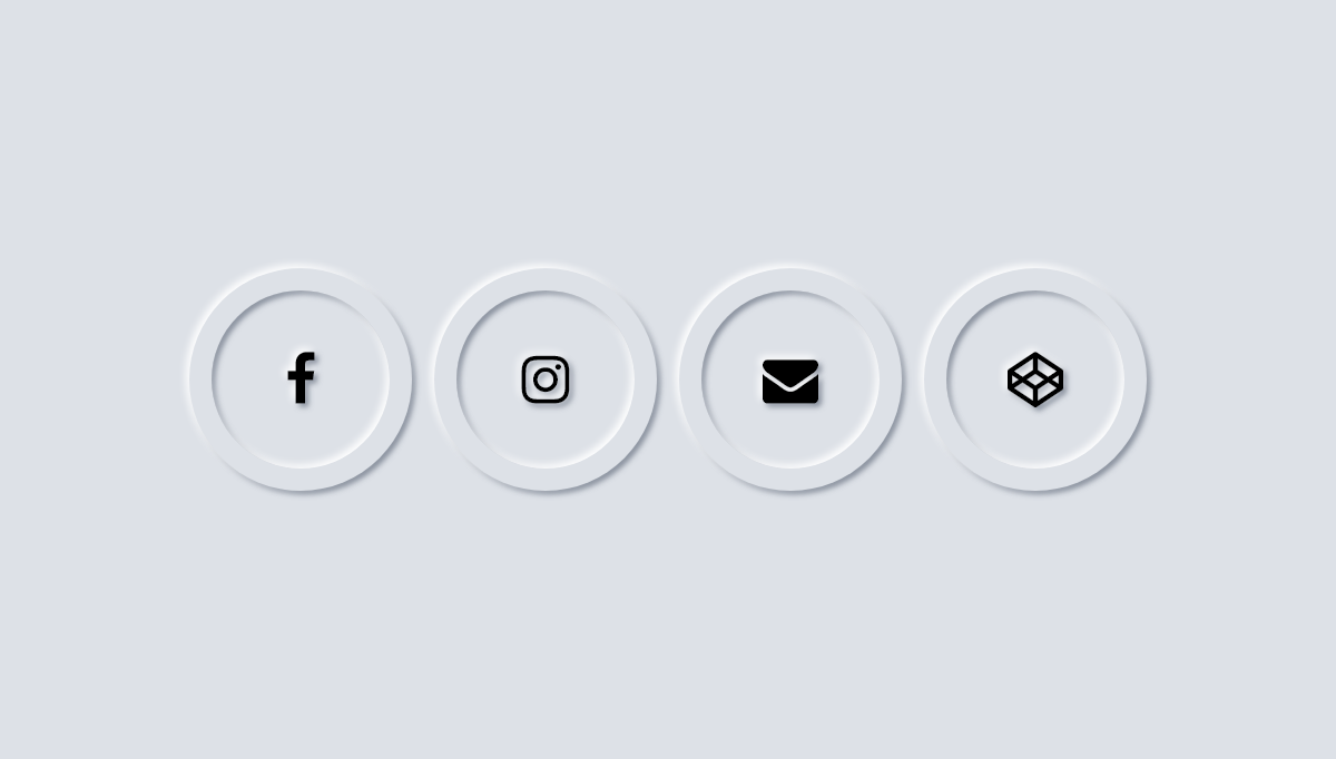 Bootstrap Buttons - Neumorphism Button Design end  hover 360 rotate