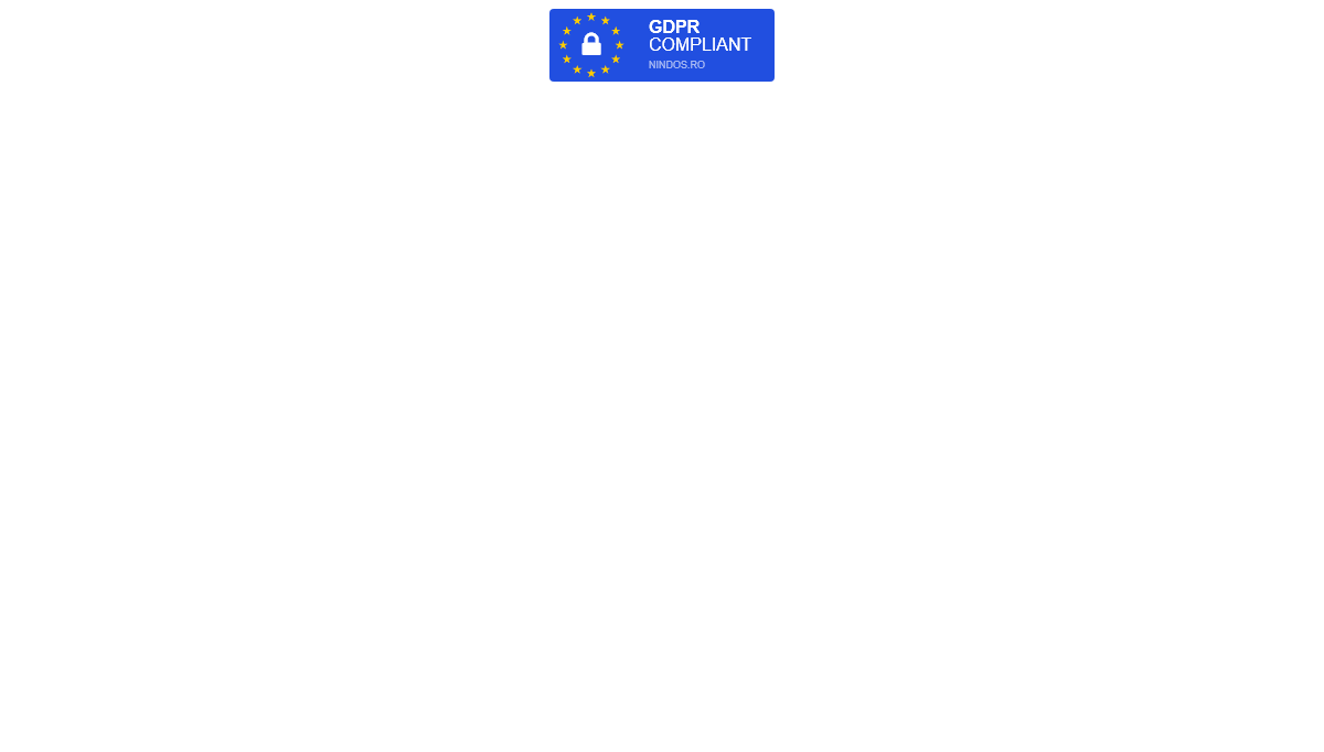 CSS Badges - GDPR compliance badge