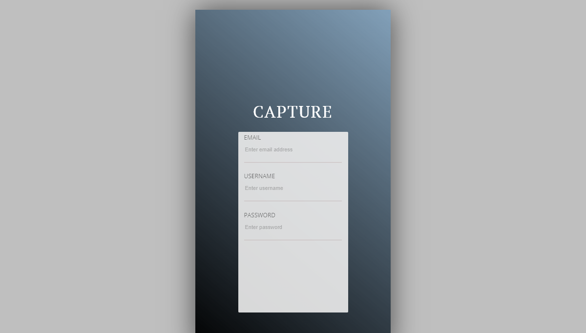CSS Forms - Form Sign-up UI