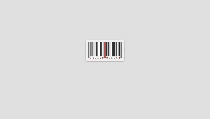 Barcodes in CSS - Pure CSS Barcode (UPC-A)