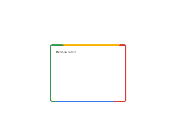 CSS Border Animations - Rotating border