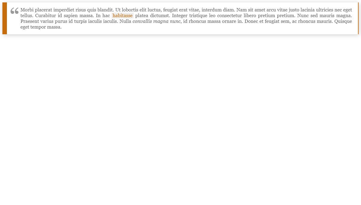 CSS Blockquotes - Awesome Blockquote Styling with CSS