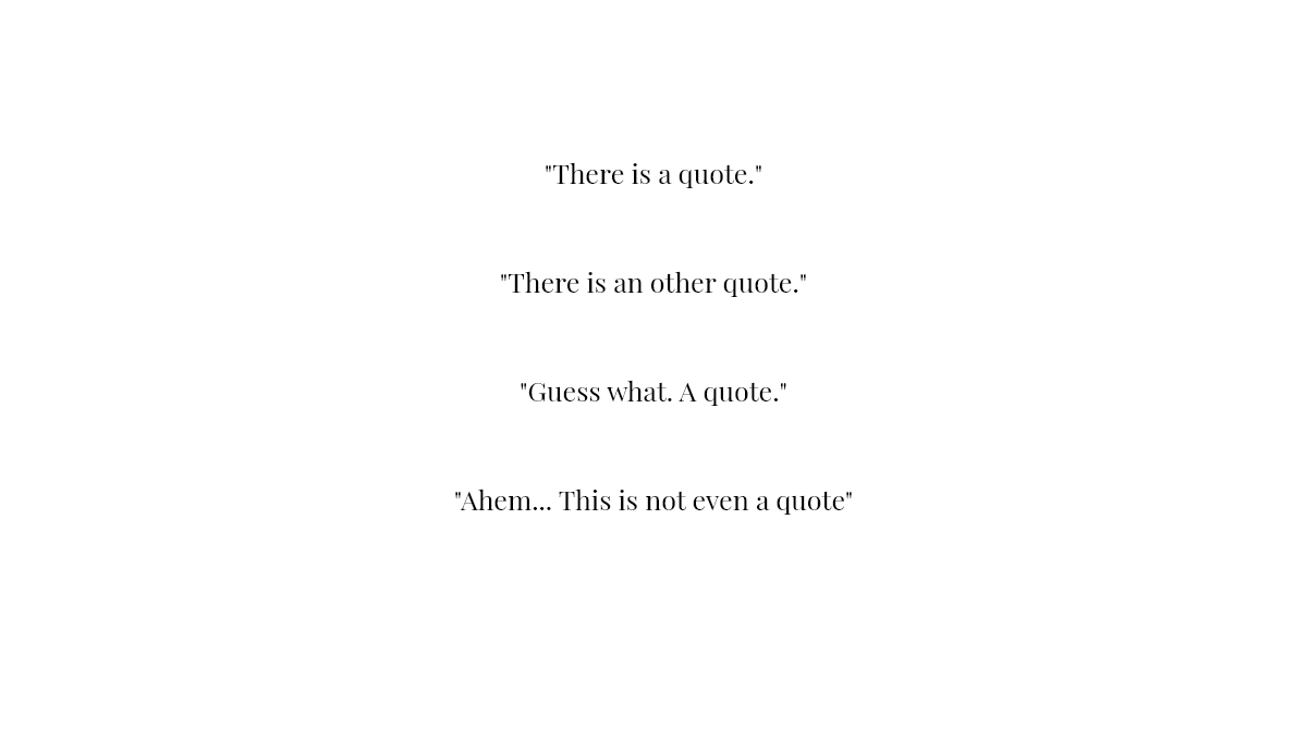 CSS Blockquotes - Quote Animation Inspiration
