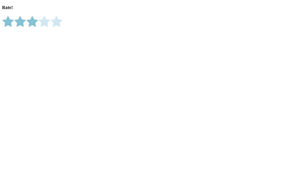 CSS Star Ratings - Star rating