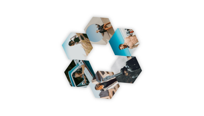CSS Image Effects - Honeycomb