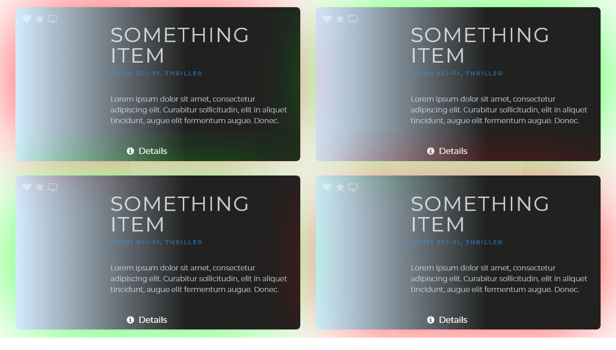 CSS Movie Cards - Movie Cards
