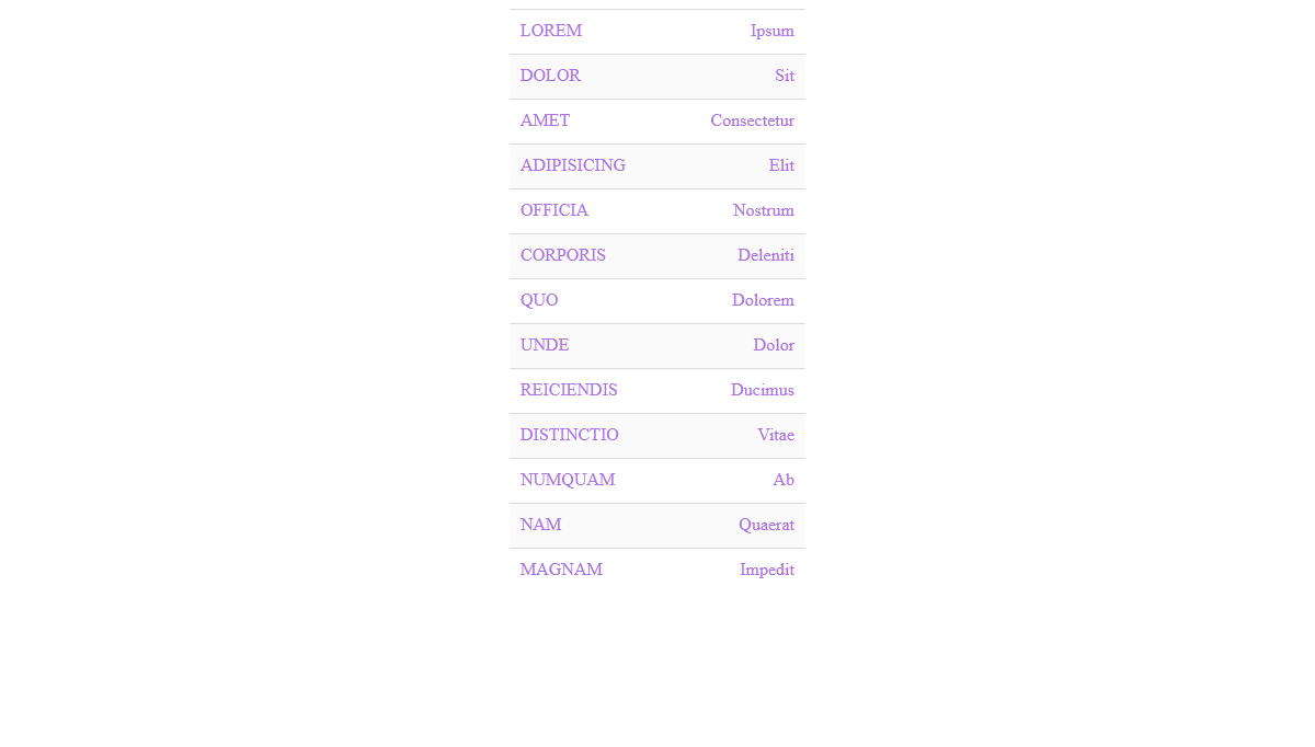 CSS Sidebar Menus - Pure CSS Wobble Menu