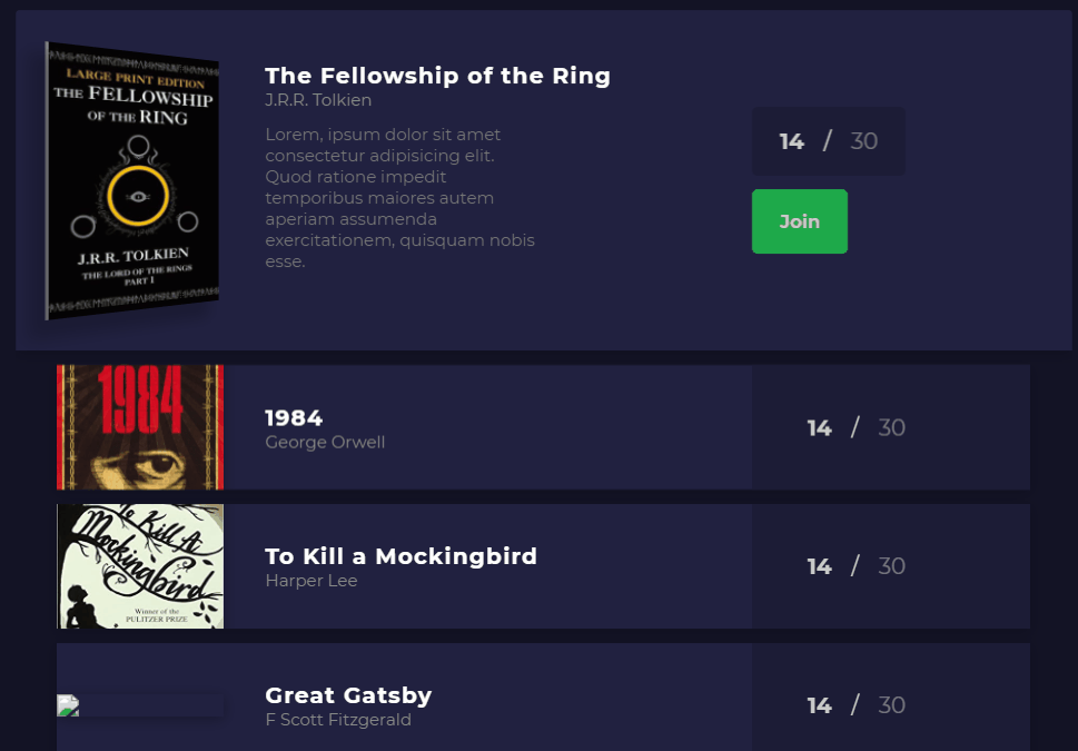 CSS Book Effects - Book Group UI