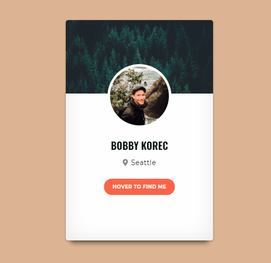 CSS Cards - Social Card + 3D Hover Effect