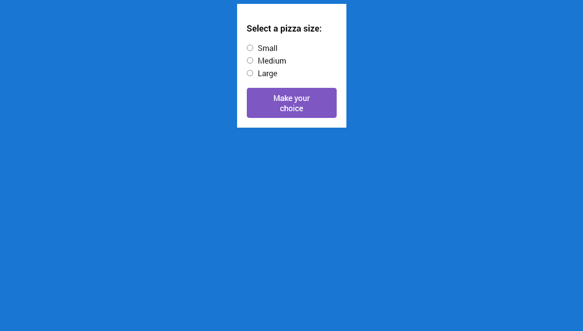 React.js Buttons - Radio buttons in React