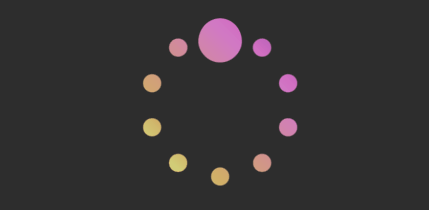 CSS Spinners - Pure CSS Loader - Metaballs Animation