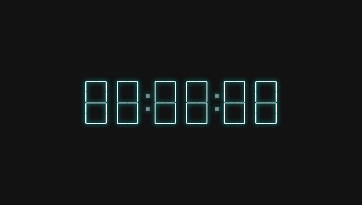 CSS Clocks - Digital Clock