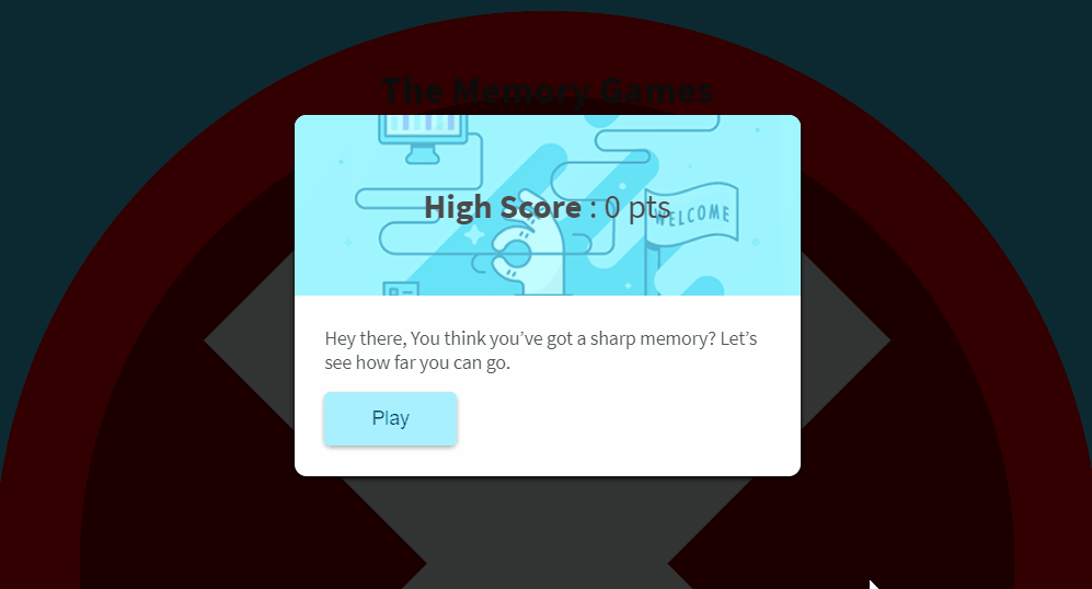 JavaScript Memory Games - The Memory Games