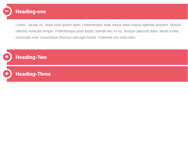Bootstrap Accordions - Accordion/ Toggle