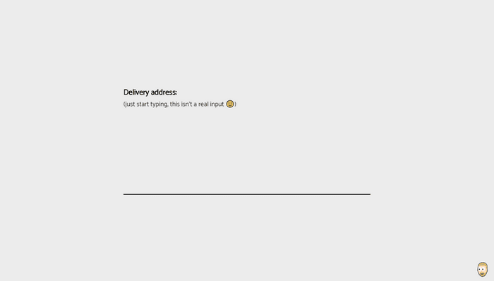 JavaScript Input Text - Droppy woppy input