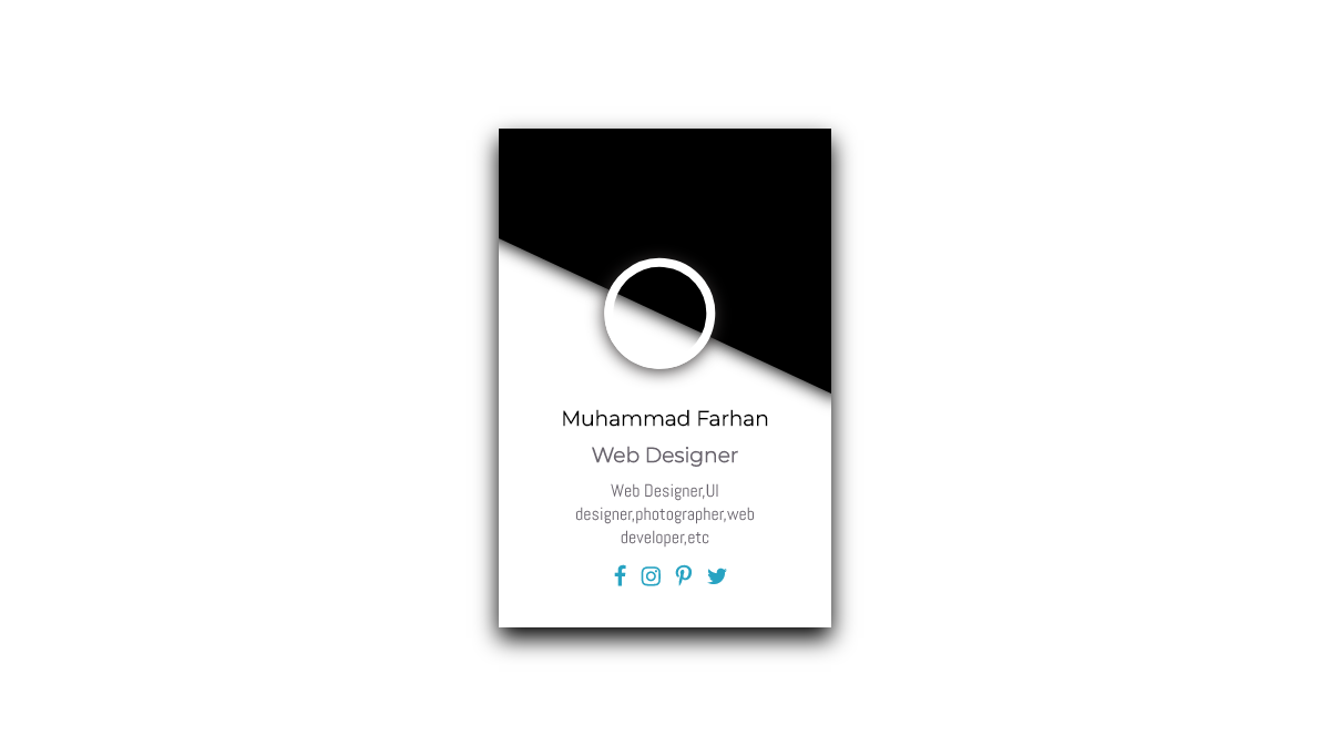 CSS Profile Cards - Profile card