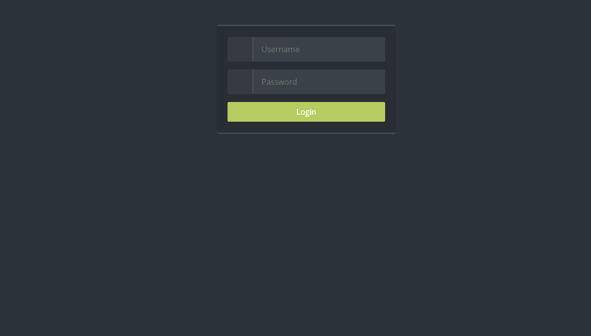 CSS Login / Registration Forms - Login Form