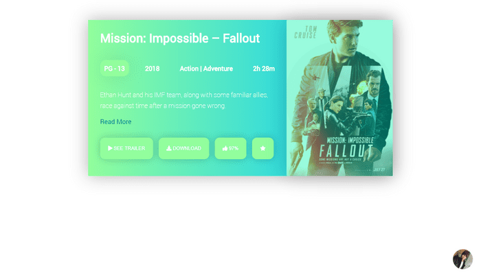 CSS Movie Cards