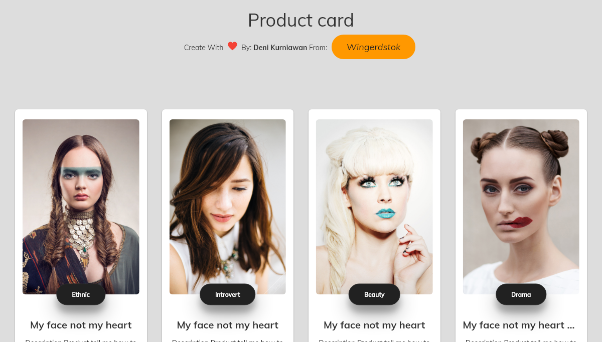 CSS Product Cards - Product Card