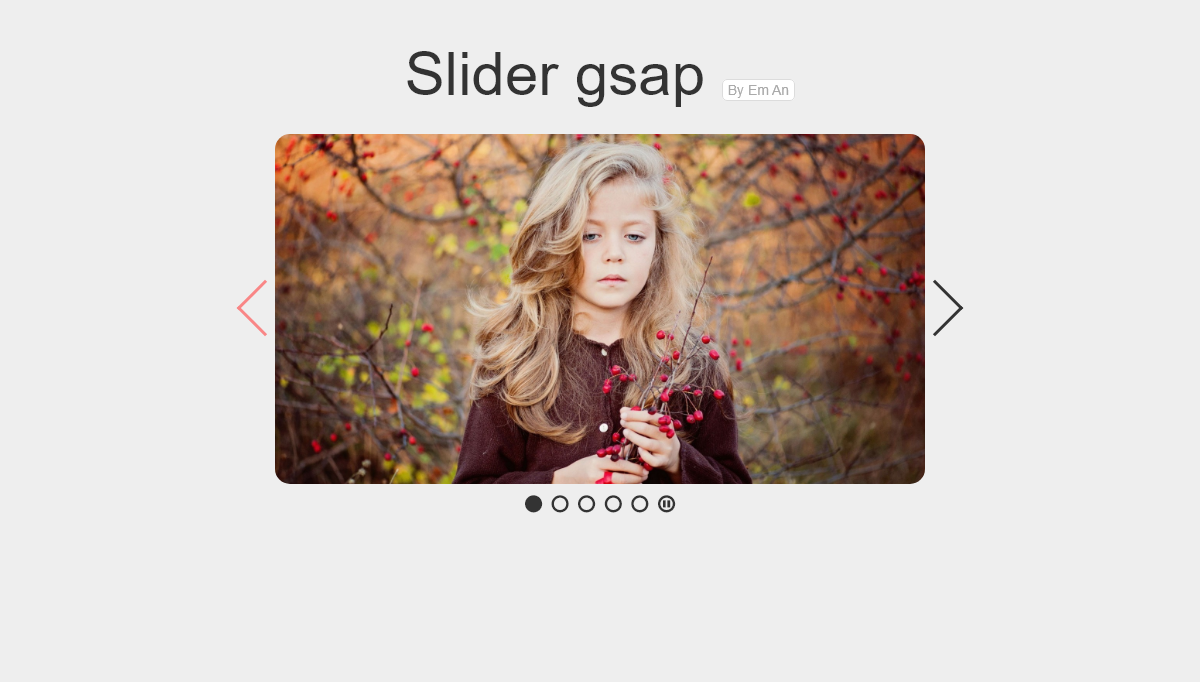 CSS Sliders - Slider gsap | virsion: 02