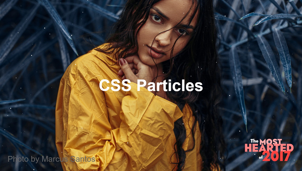 CSS Particle Backgrounds - CSS only particle system