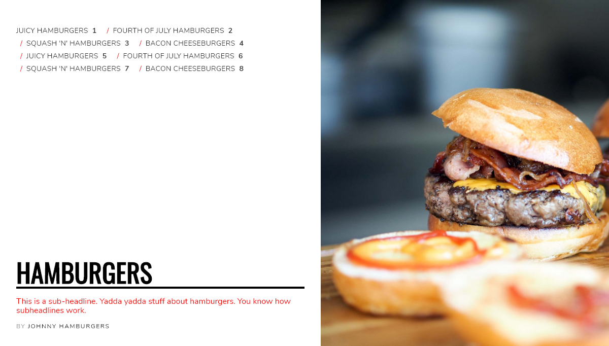 CSS Magazine Layouts - Magazine Layout Attempt