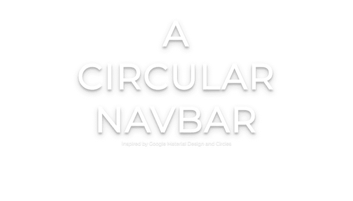 CSS Circle Menus - Circular CSS NavBar