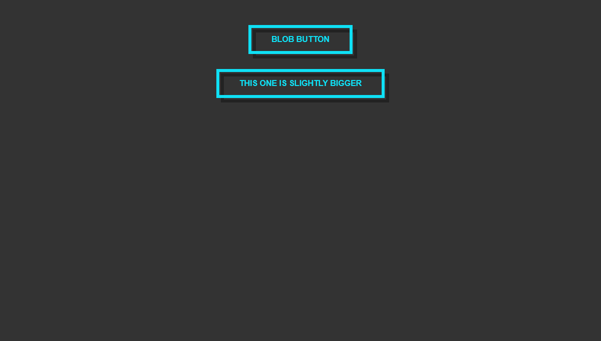 CSS Buttons - Blobs button