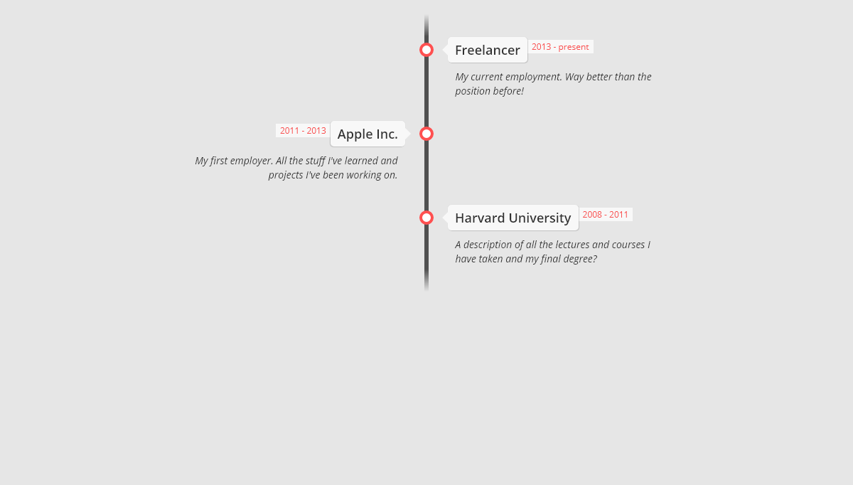 CSS Timelines - CSS Timeline