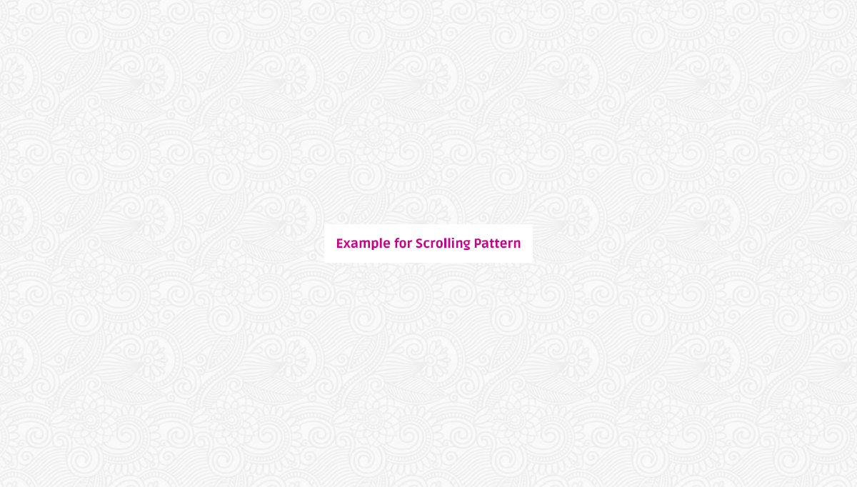 CSS Background Patterns - Endless Autoscrolling Background Pattern