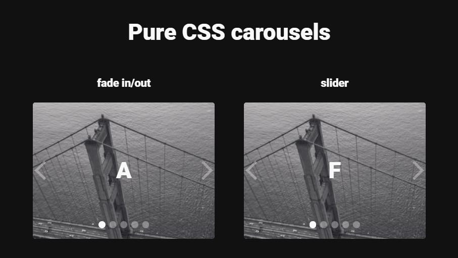 CSS Carousels - CSS Carousel - Pure CSS Carousels 🎪🐎