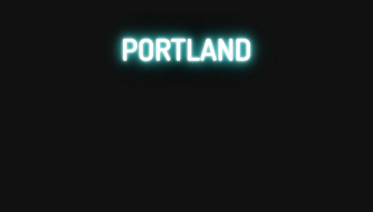 CSS Glow Text Effects - Neon glow letters