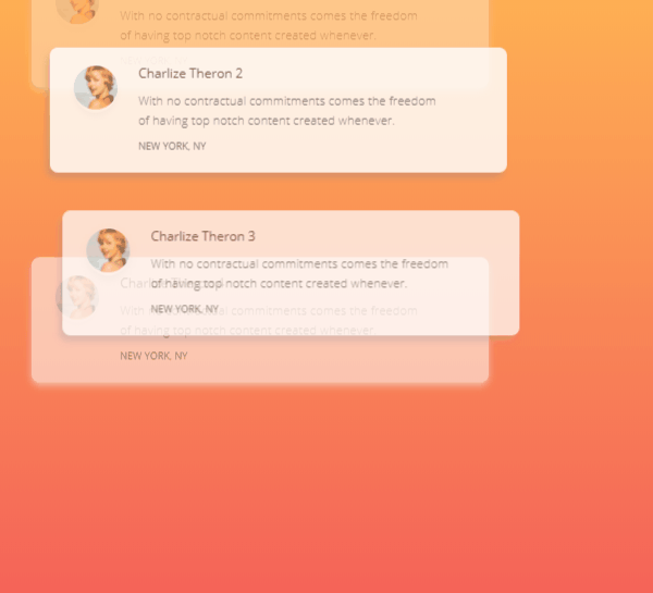 jQuery Carousels - Vertical carousel with TweenMax.js
