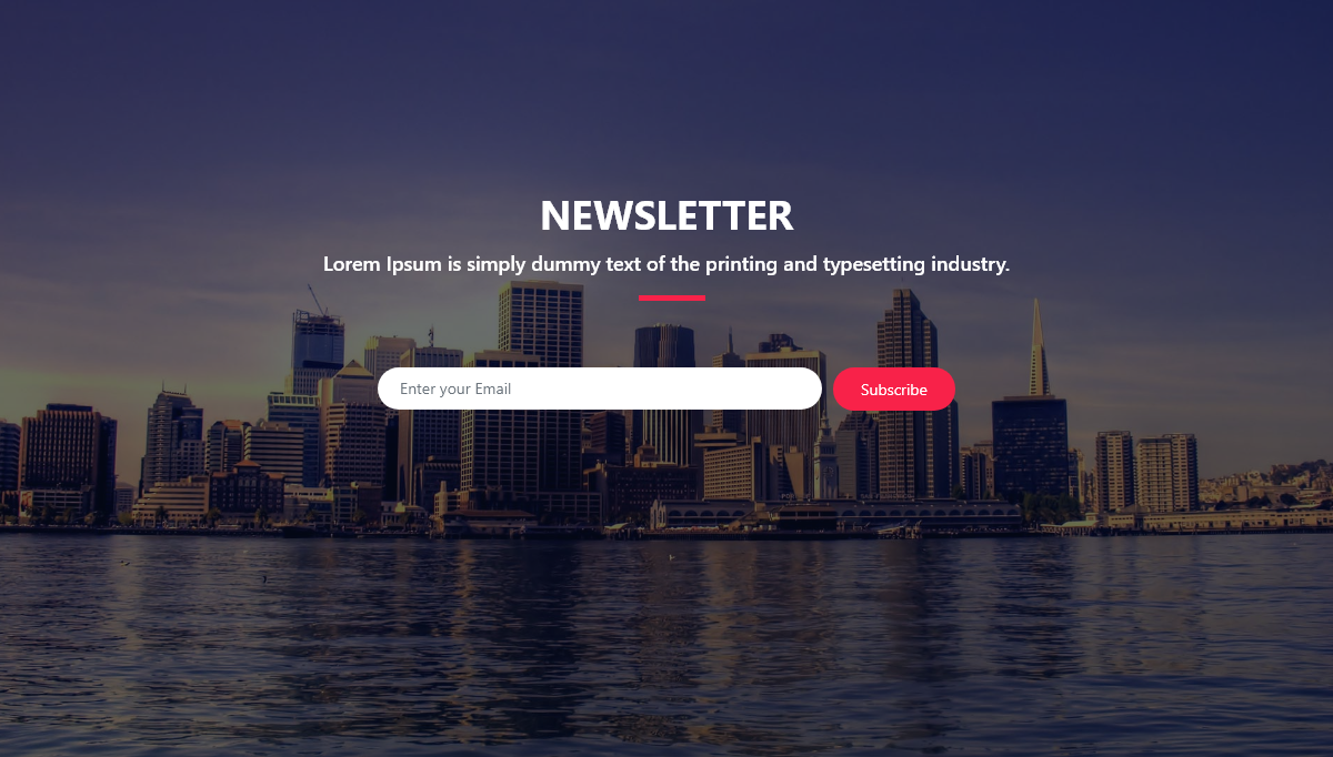 CSS Subscribe Forms - Newsletter