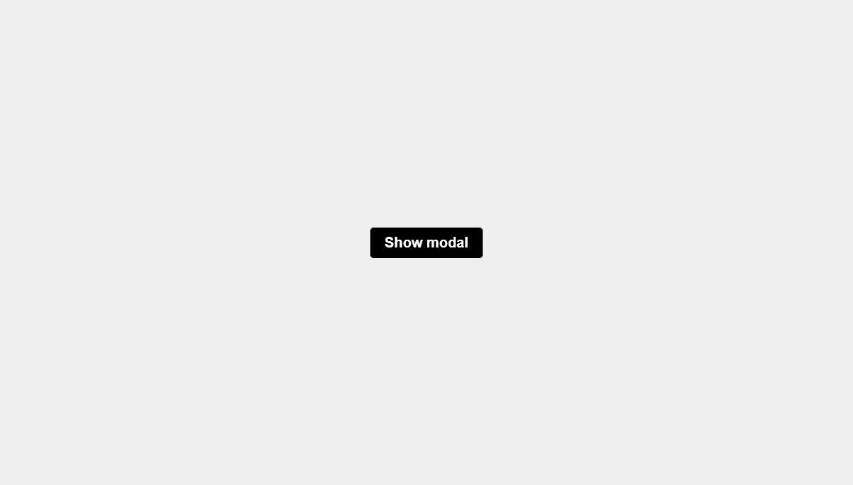 CSS Modal Windows - Modal