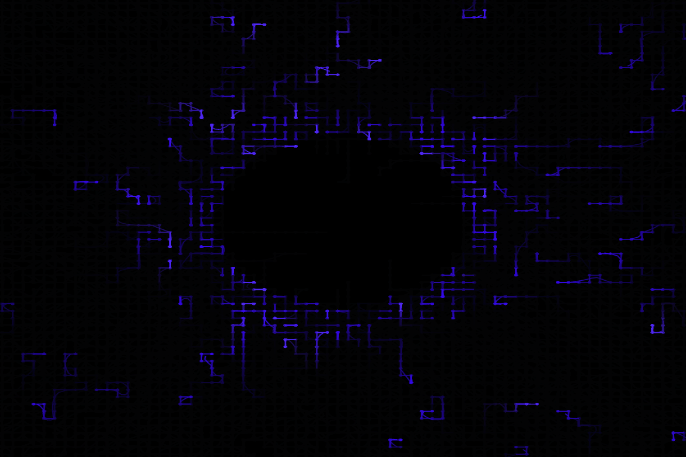 JavaScript Background Effects - Spipa circle