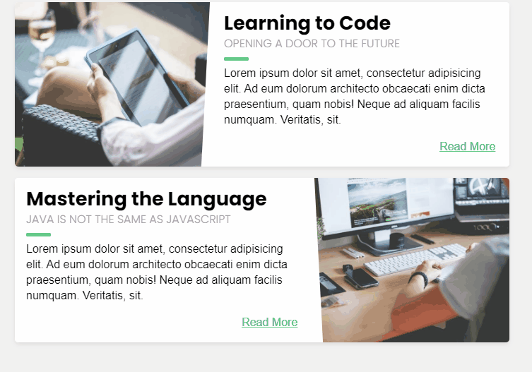 CSS Blog Cards - Hoverable Expandable Blog Cards