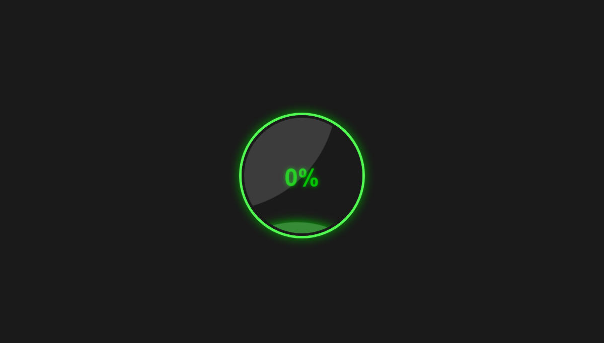 jQuery Progress Bars - Progress Bar Liquid Bubble