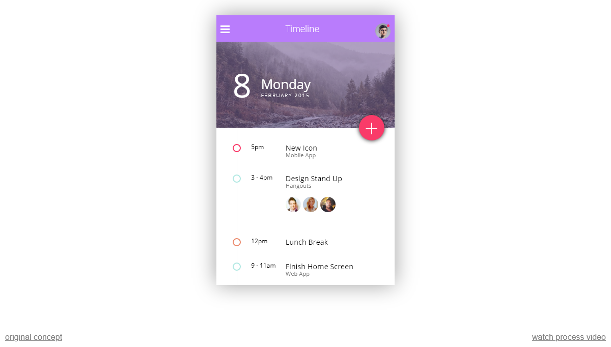 CSS Timelines - Timeline UI