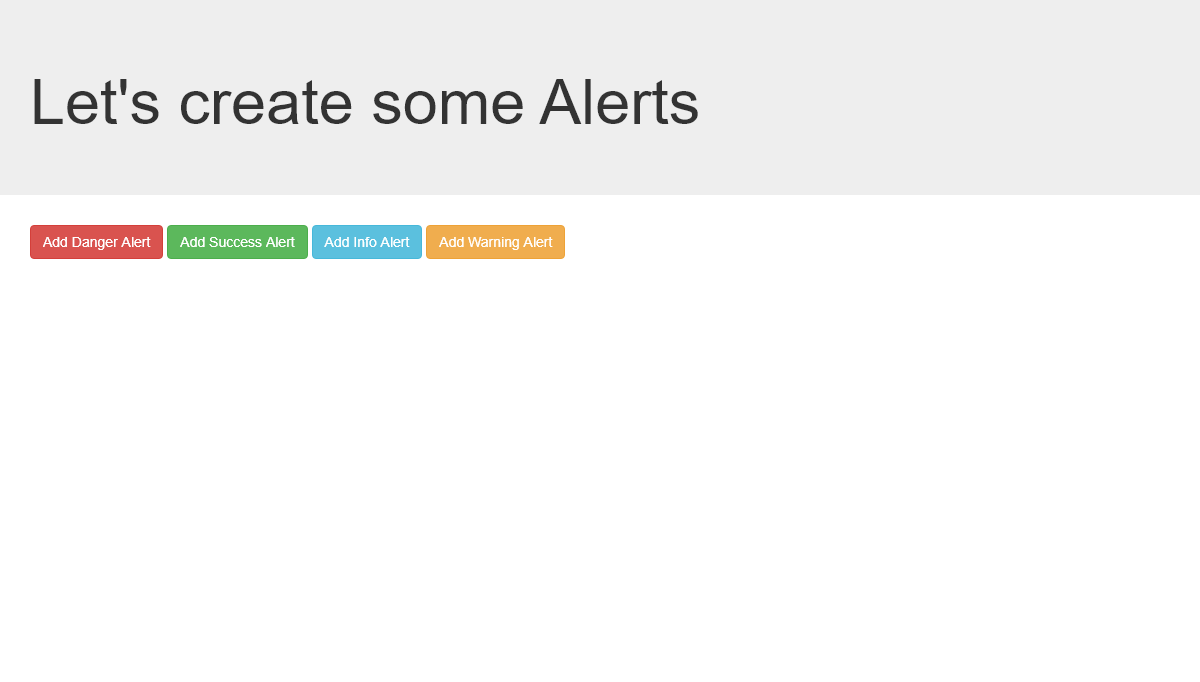 Bootstrap Modal Windows - Generate Bootstrap Alerts with Javascript