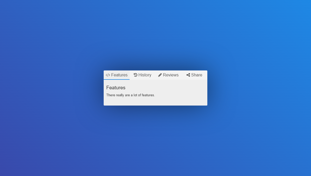 CSS Tabs - Simple pure css tabs