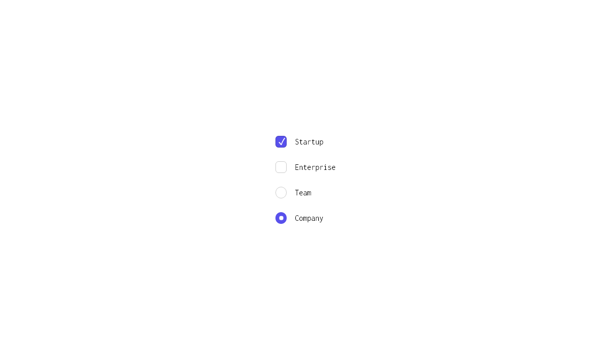 Radio Buttons CSS -  checkbox&radio custom input